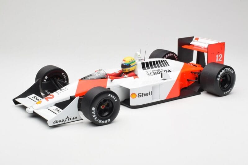 McLaren Honda MP4/4 Marlboro #12 A. Senna F1 World Champion 1988 Minichamps 1:12 540881212 Metall