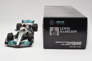Mercedes AMG W13 E Performance Petronas #44 L. Hamilton Spanish GP 2022 Minichamps 1:18 110220044 Metall - pilt 6/7