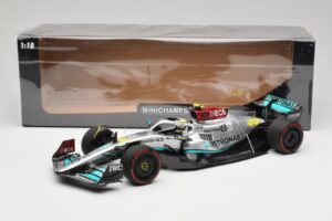 Mercedes AMG W13 E Performance Petronas #44 L. Hamilton Spanish GP 2022 Minichamps 1:18 110220044 Metall - pilt 7/7