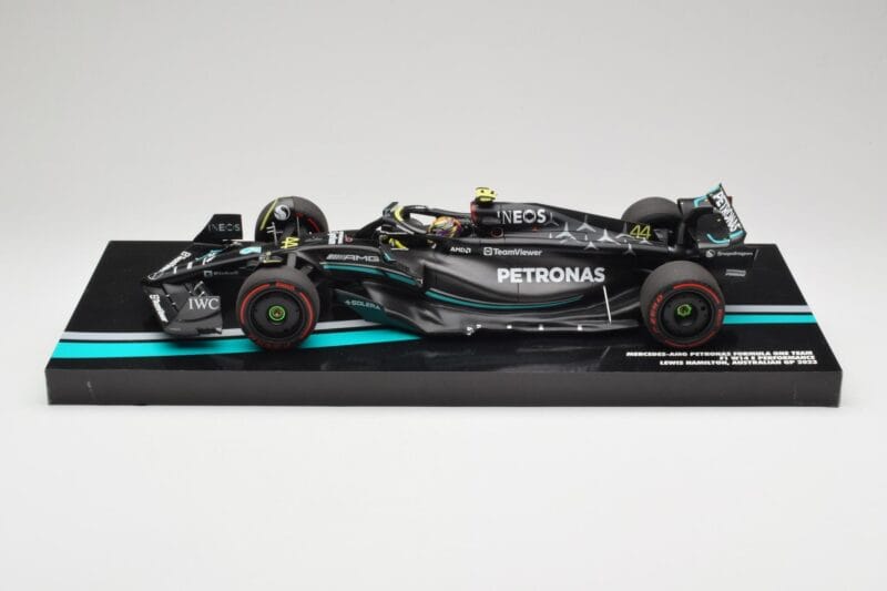 Mercedes AMG W14 E Performance Petronas #44 L. Hamilton Australian GP 2023 Minichamps 1:18 113230144 Vaik