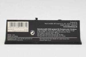 Minardi Cosworth PS03 #19 G. Bruni F1 2003 Minichamps 1:43 400030139 Metall - pilt 4/5