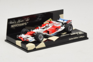 Toyota J. Trulli Panasonic Toyota Racing Showcar F1 2007 Minichamps 1:43 400070082 Metall - pilt 2/5