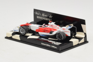 Toyota TF108 #9 J. Trulli Panasonic Toyota Racing Showcar F1 2008 Minichamps 1:43 400080081 Metall - pilt 3/5