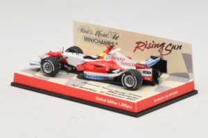 Panasonic Toyota Racing TF107 R. Schumacher F1 Showcar 2007 Minichamps 1:43 403070081 Metall - pilt 3/5