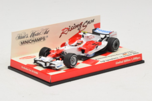 Panasonic Toyota Racing TF108 T. Glock F1 Showcar 2008 Minichamps 1:43 403080082 Metall - pilt 2/5