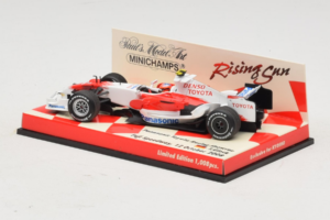Panasonic Toyota Racing TF108 T. Glock F1 Showcar 2008 Minichamps 1:43 403080082 Metall - pilt 3/5