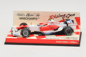 Panasonic Toyota Racing TF108 T. Glock F1 Showcar 2008 Minichamps 1:43 403080082 Metall