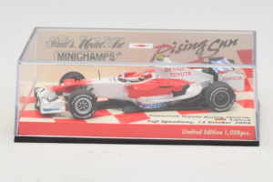 Panasonic Toyota Racing TF108 T. Glock F1 Showcar 2008 Minichamps 1:43 403080082 Metall - pilt 5/5