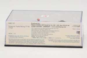 Toyota TF108 #12 J. Trulli Panasonic Toyota Racing F1 2008 Minichamps 1:43 AM61151 Metall - pilt 5/6