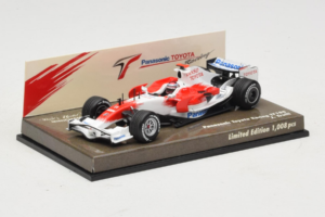 Toyota TF108 Panasonic #12 J. Trulli F1 2008 Minichamps 1:43 AM611513 Metall - pilt 2/5