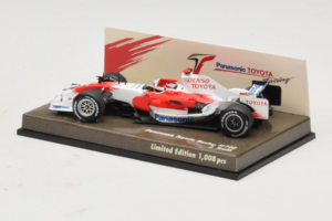 Toyota TF108 Panasonic #12 J. Trulli F1 2008 Minichamps 1:43 AM611513 Metall - pilt 3/5
