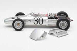 Porsche 804 #30 D. Gurney French Grand Prix 1962 AUTOart 1:18 86271 Metall - pilt 3/6