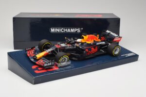 Red Bull Racing Honda RB16B #33 M. Verstappen Emilia Romagna GP 2021 Case Edition Minichamps 1:18 113210133 Vaik - pilt 7/7