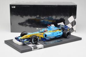 Renault F1 Team R25 #5 F. Alonso 3rd Place Brazil GP 2005 World Champion Minichamps 1:18 117051705 Metall - pilt 7/7