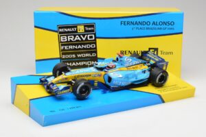 Renault R25 #5 F. Alonso Brazil GP F1 World Champion 2005 Minichamps 1:18 147051705 Metall - pilt 6/6