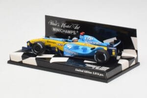 Renault R25 F. Alonso F1 World Champion Showcar 2005 Minichamps 1:43 400050075 Metall - pilt 2/5