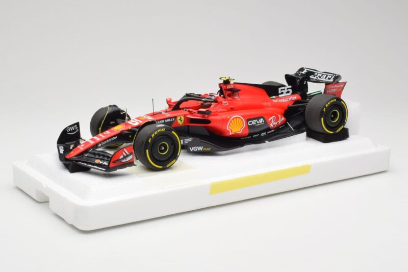 Scuderia Ferrari SF-23 #55 C. Sainz Belgian GP 2023 BBR 1:18 BBR231855C Metall