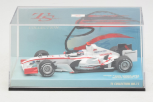 Super Aguri SA05 Honda #22 T. Sato 1st GP Bahrain 2006 Minichamps 1:43 518064322 Metall - pilt 4/5