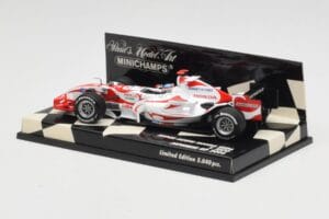 Super Aguri Honda SA06 #22 T. Sato Japanese GP 2006 Minichamps 1:43 400060122 Metall - pilt 3/5