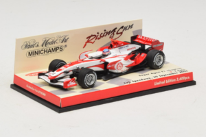 Super Aguri SA07 T. Sato F1 Showcar 2007 Minichamps 1:43 403080092 Metall - pilt 2/5