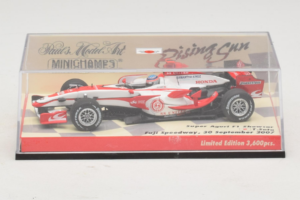 Super Aguri SA07 T. Sato F1 Showcar 2007 Minichamps 1:43 403080092 Metall - pilt 5/5