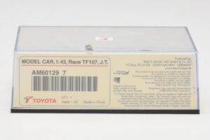 Toyota TF108 Showcar J. Trulli 2008 Minichamps 1:43 AM601297 Metall - pilt 4/5