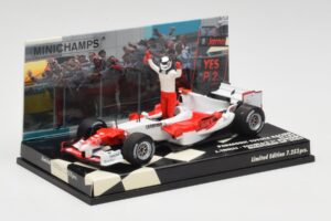 Toyota TF105 #16 J. Trulli Malaysia GP Podium 2005 Minichamps 1:43 400050116 Metall - pilt 2/4