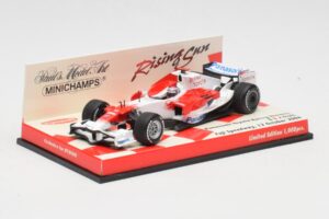 Toyota TF107 #12 J. Trulli F1 2007 Minichamps 1:43 403080081 Metall - pilt 2/5