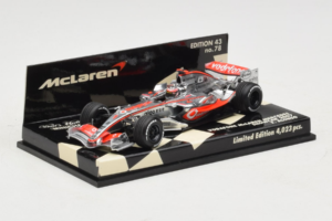McLaren MP4-22 Mercedes #1 F. Alonso Vodafone McLaren Showcar F1 2007 Minichamps 1:43 530074371 Metall - pilt 2/5