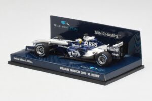 Williams FW28 M. Webber Showcar F1 2006 Minichamps 1:43 400060079 Metall - pilt 3/5