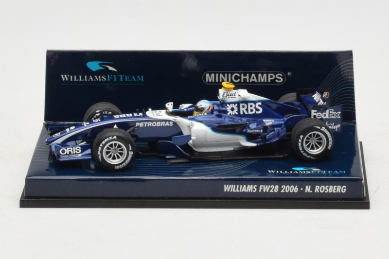 Williams FW28 Cosworth #10 N. Rosberg Williams F1 Team 2006 Minichamps 1:43 400060010 Metall