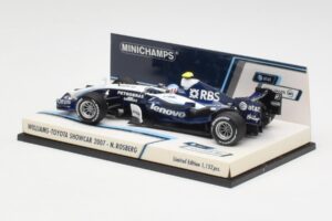 Williams FW29 N. Rosberg F1 Showcar 2007 Minichamps 1:43 400070086 Metall - pilt 2/5