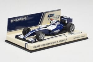Williams FW31 N. Rosberg F1 Showcar 2009 Minichamps 1:43 400090086 Metall - pilt 2/4