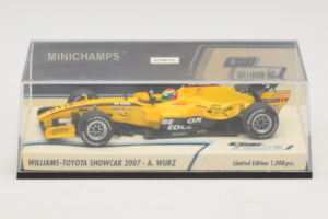 Williams FW29 Toyota A. Wurz Williams F1 Team Showcar 2007 Minichamps 1:43 400070087 Metall - pilt 4/5
