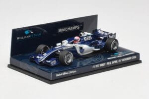 Williams FW28 Toyota K. Nakajima F1 Test Debut 2006 Minichamps 1:43 400060135 Metall - pilt 2/6