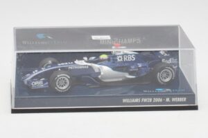 Williams FW28 Toyota #7 M. Webber F1 2006 Minichamps 1:43 400060009 Metall - pilt 5/5