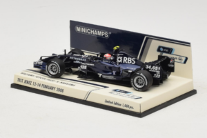 Williams FW30 Toyota #8 K. Nakajima Test Jerez Feb 2008 Minichamps 1:43 400080208 Metall - pilt 3/5