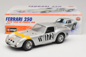Ferrari 250 GTO #172 Tour de France 1964 Bburago 1:18 7011 Metall - pilt 8/8