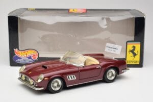 Ferrari 250 GT California Punane Hot Wheels 1:18 3401158 Metall - pilt 8/8