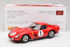 Ferrari 250 GTO #1 P. Rodriguez / W. Mairesse Paris 1000km 1962 CMC 1:18 M-254 Metall - pilt 6/6