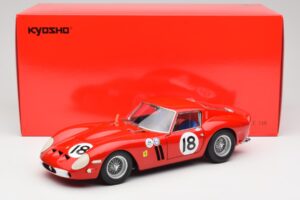 Ferrari 250 GTO #18 P. Rodriguez Daytona Continental 3 Hours Winner 1963 Kyosho 1:18 08438F Metall - pilt 8/8