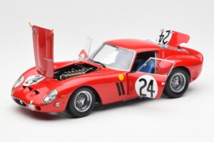 Ferrari 250 GTO #24 J. Blaton / G. Langlois 2nd 24 Hours of Le Mans 1963 Kyosho 1:18 08432C Metall - pilt 2/8