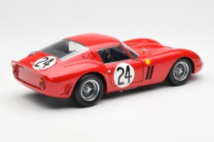 Ferrari 250 GTO #24 J. Blaton / G. Langlois 2nd 24 Hours of Le Mans 1963 Kyosho 1:18 08432C Metall - pilt 3/8
