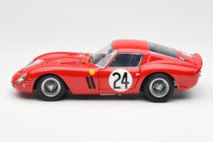 Ferrari 250 GTO #24 J. Blaton / G. Langlois 2nd 24 Hours of Le Mans 1963 Kyosho 1:18 08432C Metall - pilt 4/8