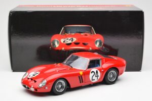 Ferrari 250 GTO #24 J. Blaton / G. Langlois 2nd 24 Hours of Le Mans 1963 Kyosho 1:18 08432C Metall - pilt 8/8