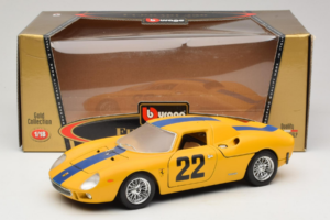 Ferrari 250 LM #22 Kollane 1965 Bburago 1:18 3333-Y1 Metall - pilt 8/8
