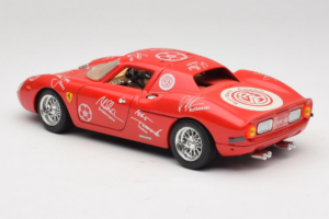 Ferrari 250 LM Punane Valge Essen Autographs Piiratud Väljaanne Bburago 1:18 3033-P4 Metall - pilt 7/8