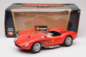 Ferrari 250 Testa Rossa #14 Punane Replacement Box 1957 Bburago 1:18 3007-R1 Metall - pilt 8/8