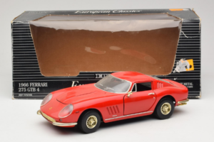 Ferrari 275 GTB/4 Punane ERTL 1:18 7493-P1 Metall - pilt 8/8