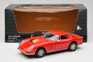 Ferrari 275 GTB/4 Punane Palmiga Mootorikattel ERTL 1:18 7483-P1 Metall - pilt 8/8